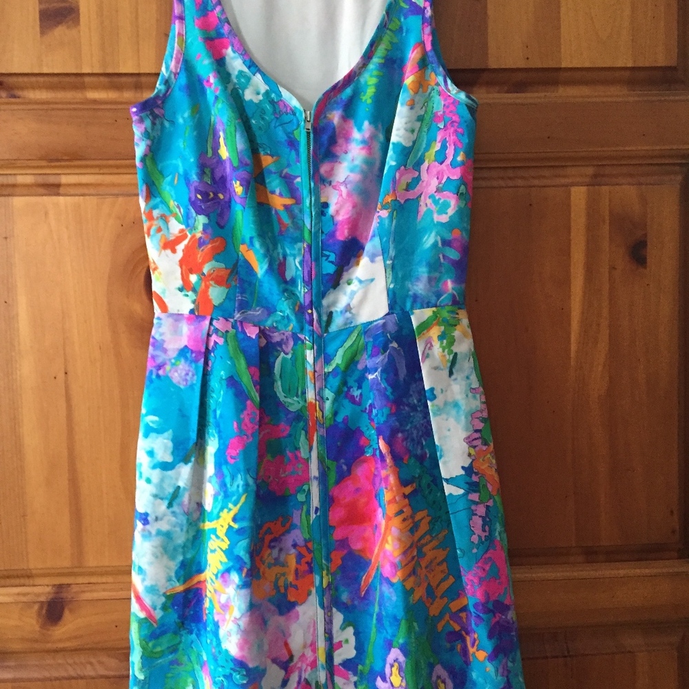 floral knee length dress sz P